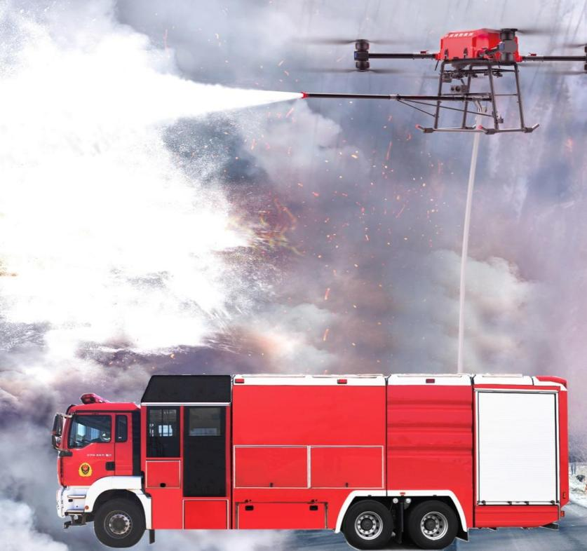 无人机消防车